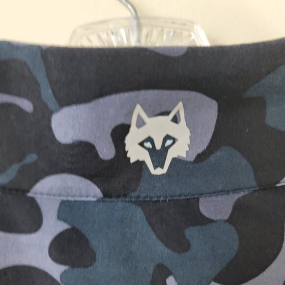 Greyson Tate Quarter-Zip Pullover Men's Large Camo Performance Golf Top - Picture 6 of 10